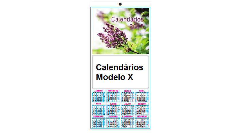 calendários de parede-x